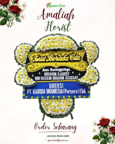Papan Bunga Duka di Semampir