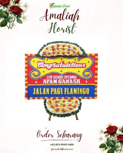 Bunga Papan Congratulation di Semampir